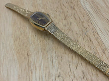 Load image into Gallery viewer, Vintage Helbros Lady 17 Jewels Gold Tone Barrel Hand-Wind Mechanical Watch Hours