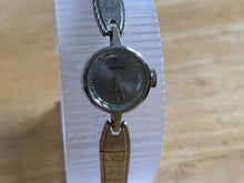 Load image into Gallery viewer, Seiko Diashock 18-0430 Lady White Gold Plated Hand-Wind Mechanical Watch Hours