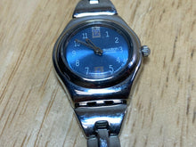 Load image into Gallery viewer, Swatch Swiss Irony Lady Silver Blue Steel Analog Quartz Watch Hours~New Battery