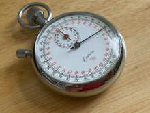 Load image into Gallery viewer, Vintage Endura Silver White Swiss 1/10 Hand-Wind Mechanical Stopwatch
