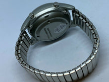 Load image into Gallery viewer, OEM Men Silver White Atomic Radio Controlled Talking Analog Watch Hours~New Batt