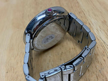 Load image into Gallery viewer, Betsey Johnson Lady Silver Black Steel Large Analog Quartz Watch Hour~New Batter