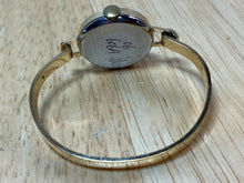 Load image into Gallery viewer, Vintage Montrex Lady 17J Art Dial Gold Tone Cuff Hand-Wind Mechanical Watch Hour
