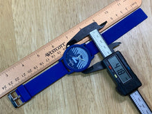 Load image into Gallery viewer, Unused Three Olives Vodka Mens Blue Gray Analog Quartz Watch Hours~New Battery