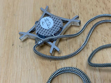 Load image into Gallery viewer, Nice Vintage Caravelle-Bulova Lady Silver Hand-Wind Pendant Pocket Watch Hours