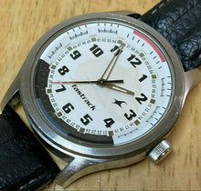 Load image into Gallery viewer, Vintage Fastrack India Men 50m Silver Leather Analog Quartz Watch Hours~New Batt