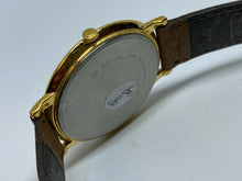 Load image into Gallery viewer, Vintage Lorus V501 Disney Mickey Large Gold Tone Quartz Watch Hours~New Battery