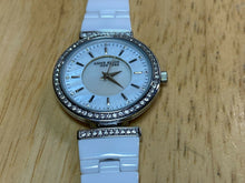 Load image into Gallery viewer, Anne Klein 12/2275 Lady Rhinestone Ceramic Analog Quartz Watch Hours~New Battery