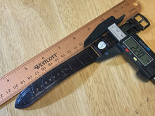 Load image into Gallery viewer, Original Fossil Genuine Dark Brown Leather Built-in Pins Watch Strap Band~22 mm