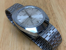Load image into Gallery viewer, Vintage Feature Deluxe Mens Silver Swiss Movt Hand-Wind Mechanical Watch Hours