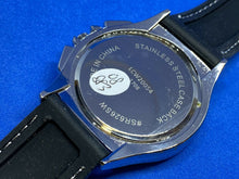 Load image into Gallery viewer, Unused Stylish L & Co. Mens Silver Black Analog Quartz Watch Hours~New Battery