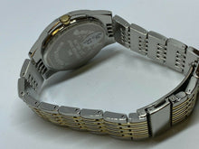 Load image into Gallery viewer, Stunning FMD Mens Dual Tone Real Diamond Analog Quartz Watch Hours~New Battery