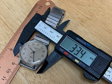 Load image into Gallery viewer, Vintage Timex Super-Thin Mens Silver Stretch Hand Winding Mechanical Watch Hours