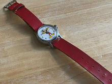Load image into Gallery viewer, Vintage Disney Mickey By Ingersoll Lady Silver Hand-Wind Mechanical Watch Hours
