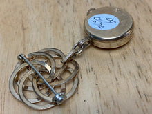 Load image into Gallery viewer, Vintage Banner 10k RGP Gold Small Second Hand-Wind Mechanical Brooch Watch Hours