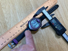 Load image into Gallery viewer, Timex Ironman Indiglo Lady Purple Silver Digital Alarm Chrono Watch Hour~New Bat