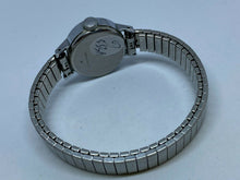 Load image into Gallery viewer, Caravelle By Bulova Lady Silver Blue Oval Swiss Hand-Wind Mechanical Watch Hours