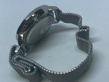 Load image into Gallery viewer, Zymes Japan Lady Silver Rhinestone Mesh Band Analog Quartz Watch Hour~New Batter