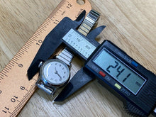 Load image into Gallery viewer, Early Vintage Timex Lady Classic Silver Stretch Hand-Wind Mechanical Watch Hours