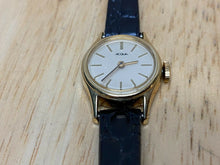 Load image into Gallery viewer, VTG Acqua-Timex Lady Gold Tone Classic Leather Hand-Wind Mechanical Watch Hours