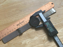 Load image into Gallery viewer, New In Box CARJU Mens Silver Black Small Second Mesh Analog Quartz Watch Hours