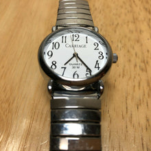 Load image into Gallery viewer, Vintage Carriage By Time Lady Classic Silver Analog Quartz Watch Hour~New Batter