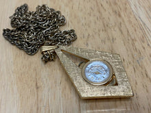 Load image into Gallery viewer, Nice Vintage Dorset Lady 17 Jewels Gold Tone Hand-Wind Pendant Pocket Watch Hour