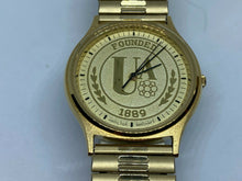 Load image into Gallery viewer, Hamilton Aircraft UA 9812U Men Gold Tone Swiss Analog Quartz Watch Hour~New Batt
