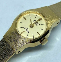 Load image into Gallery viewer, Unused ADEC Citizen Japan 8307 Lady Gold Tone Analog Quartz Watch Hours~New Batt