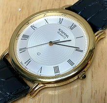Load image into Gallery viewer, Samsung Kappa Men Gold Plated Textured Dial Analog Quartz Watch Hour~New Battery