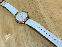 Load image into Gallery viewer, Bertha Lady Rose Gold Rhinestone Leather Analog Quartz Watch Hour~New Batter