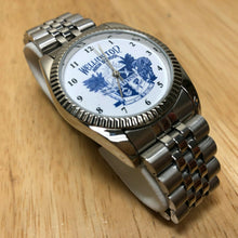 Load image into Gallery viewer, Vintage Silver Fluted Bezel Wellington High School Quartz Watch Hour~New Battery