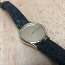 Load image into Gallery viewer, Vintage A*belle Men Classic Gold Tone Leather Analog Quartz Watch Hours~New Batt