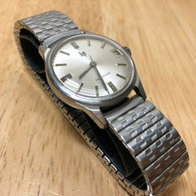 Load image into Gallery viewer, Vintage LIP Calendar Cal. R.017 Mens Silver Hand-Winding Mechanical Watch Hours