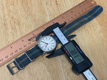 Load image into Gallery viewer, Timex Weekender Indiglo Mens Silver White Analog Quartz Watch Hours~New Battery