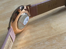 Load image into Gallery viewer, Unused ORTZ Men Lady Rose Gold Tone Leather Analog Quartz Watch Hour~New Battery
