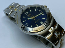 Load image into Gallery viewer, VTG Dodge Chrysler Men Japan Movt Silver Blue Analog Quartz Watch Hours~New Batt