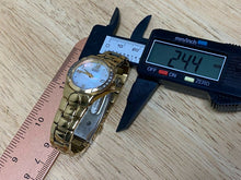 Load image into Gallery viewer, Citizen Eco-Drive E010-H29875 Lady Gold Tone MOP Solar Analog Quartz Watch Hours