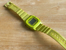 Load image into Gallery viewer, Quiksilver Men 100m Green Rectangle Digital Alarm Chrono Watch Hours~New Battery