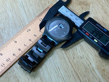 Load image into Gallery viewer, JORG GRAY Mens 50m Black Steel Slim Thin Analog Quartz Watch Hours~New Battery