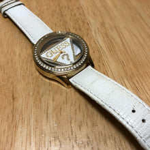 Load image into Gallery viewer, GUESS U10045L1 Lady Triangle Dial Gold Tone Analog Quartz Watch Hour~New Battery