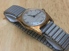 Load image into Gallery viewer, Vintage Timex Sprite Men Small Gold Tone Stretc Hand-Wind Mechanical Watch Hour