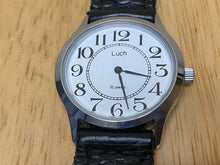 Load image into Gallery viewer, Vintage Luch Belarus Mens Classic Silver White Hand-Wind Mechanical Watch Hours