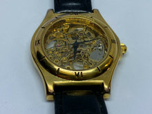 Load image into Gallery viewer, VTG Nick Of Time Mens 17 Jewels Skeleton Hand-Wind Mechanical Analog Watch Hours