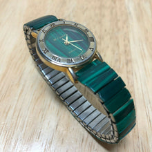 Load image into Gallery viewer, Vintage M Cassini Lady Green Faux Rock Roman Analog Quartz Watch Hour~New Batter