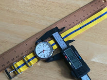 Load image into Gallery viewer, Timex Weekender Indiglo Mens Silver White Analog Quartz Watch Hours~New Battery