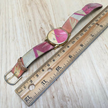 Load image into Gallery viewer, Vintage Cenere Red Yellow Orange Themed Analog Quartz Watch Hours~New Battery
