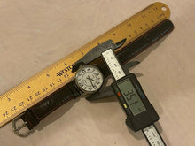 Load image into Gallery viewer, Timex Indiglo Men 30m Silver White Leather Analog Quartz Watch Hours~New Battery