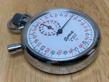 Load image into Gallery viewer, Vintage Sportcraft 7 Jewels Silver White Swiss Hand-Wind Mechanical Stopwatch