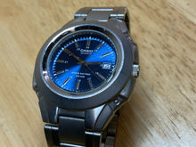 Load image into Gallery viewer, Casio MTP-3050 Men 50m Silver Blue Steel Analog Quartz Watch Hours~Date~New Batt